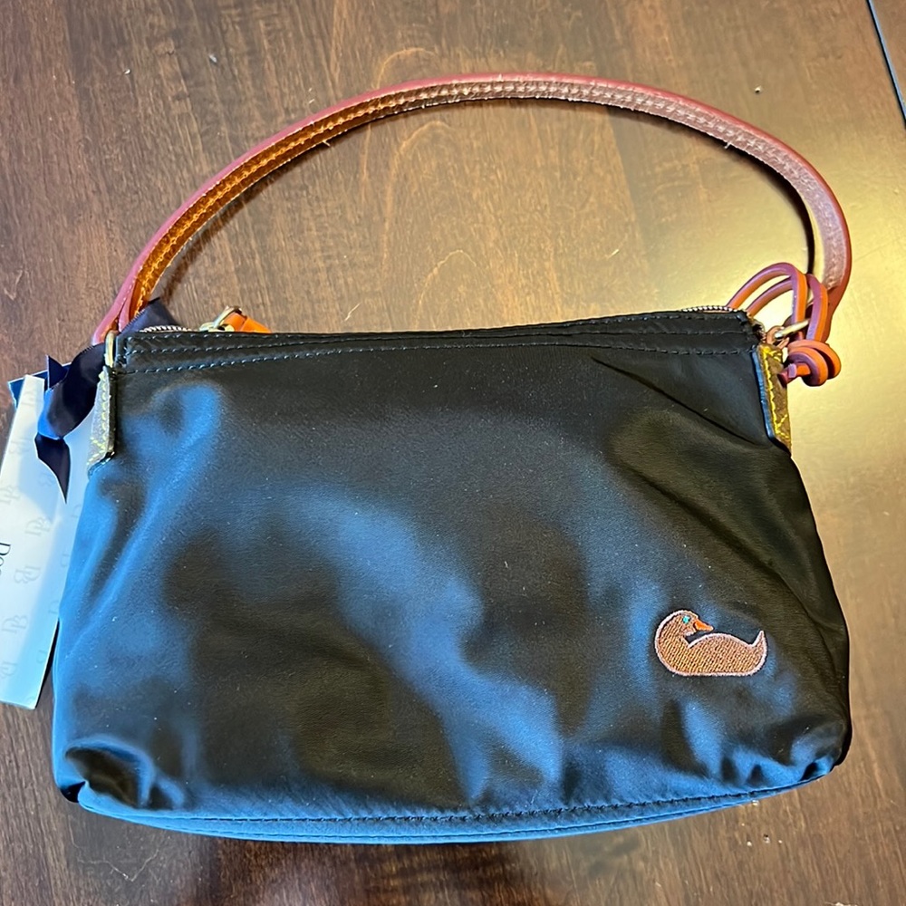 Dooney and Bourke black nylon shoulder bag